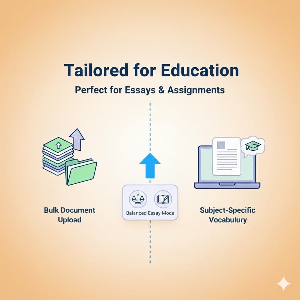 Humanize AI text for essays and academic papers